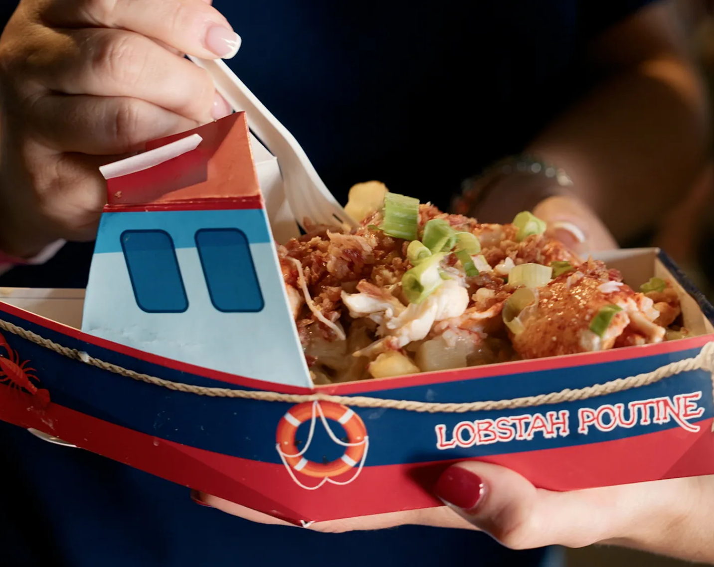 Lobster poutine. 